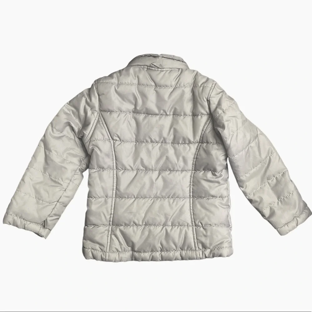 Nice Lightweight Girl’s Reebok Grey Zipper Jacket - Picture 2 of 4